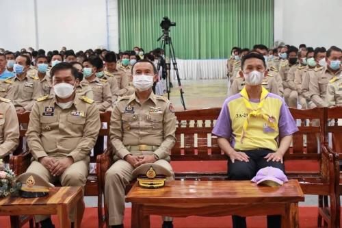 สำนักงานพระพุทธศาสนาจังหวัดอำนาจเจริญ  เข้าร่วมกิจกรรมเสริมสร้างอุดมการณ์ความรักชาติ
