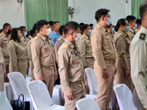 สำนักงานพระพุทธศาสนาจังหวัดอำนาจเจริญ  เข้าร่วมกิจกรรมเสริมสร้างอุดมการณ์ความรักชาติ